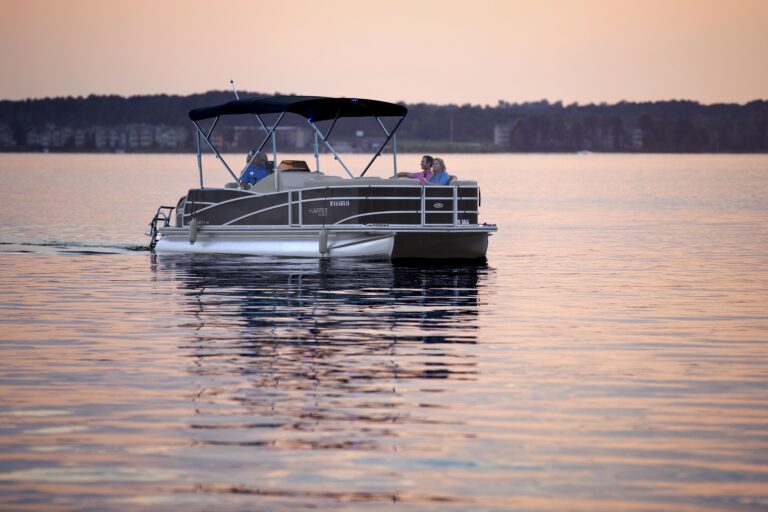 a boat on Lake Oconee