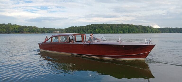 classic wooden boat