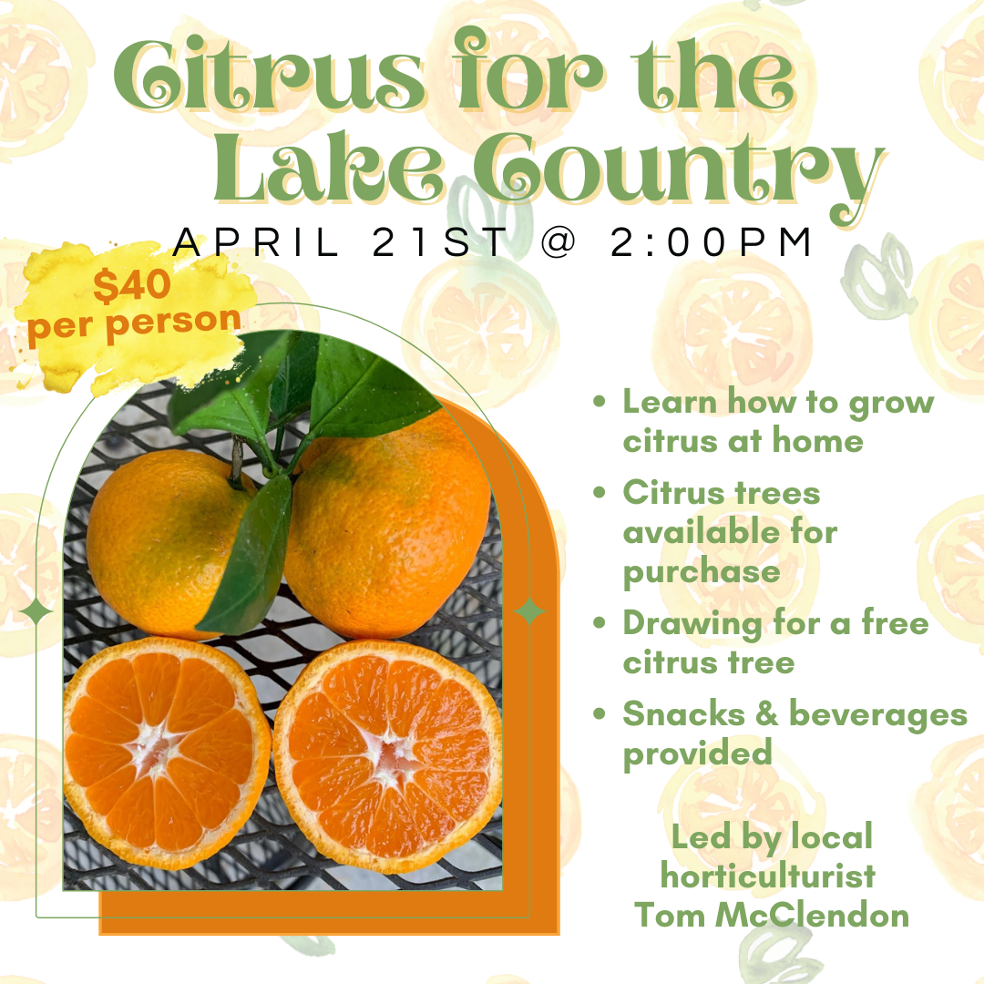 Citrus for the Lake Country flyer