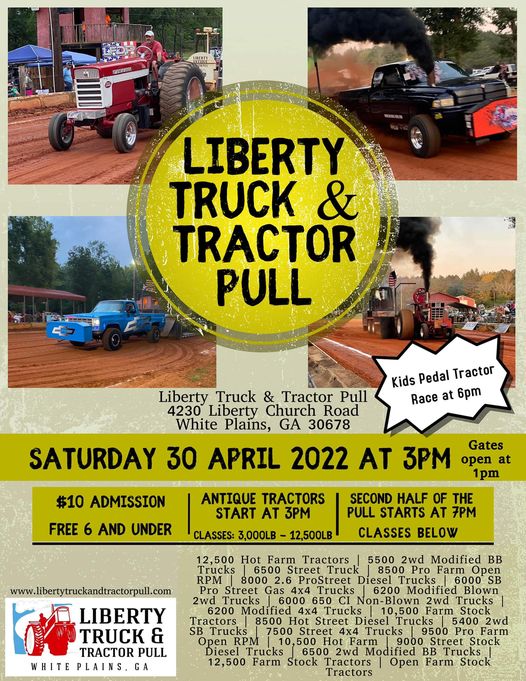 Liberty Truck & Tractor Pull flyer