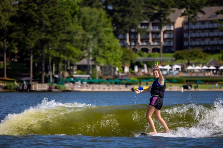 georgia wakeboard lessons in front of the ritz