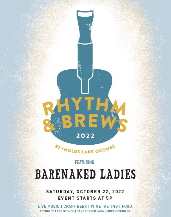 Rhythm & Brews 2022 flyer