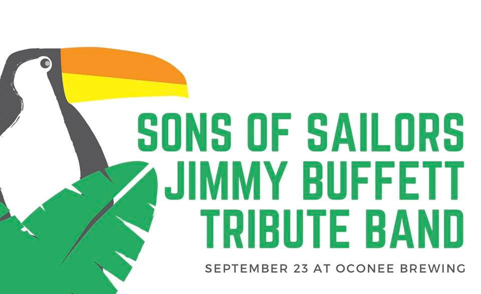 Sons of Sailors, Jimmy Buffet Tribute Band flyer