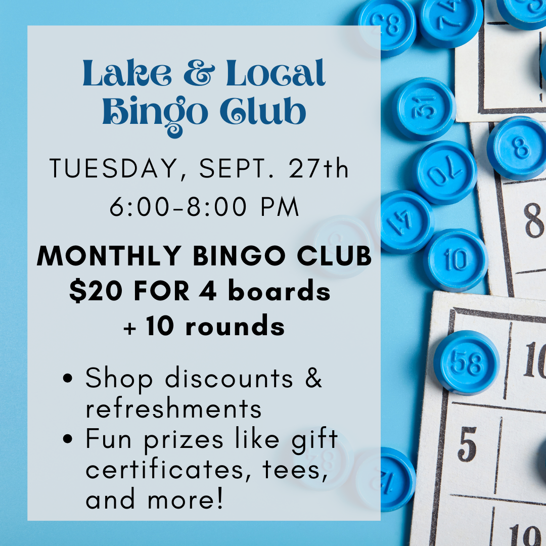 Lake & Local Bingo Club flyer